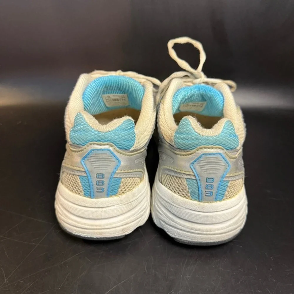 New Balance 883 WR883CL Blue Silver Mesh Running Shoes Womens‎ 8.5 Wide